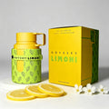 Armaf Odyssey Limoni Fresh Edition Unisex EDP Perfume Refreshing Lemon Citrus Perfume Leaf Pattern Cylinder Bottle Summer Luxury Gift Perfume for Him Her