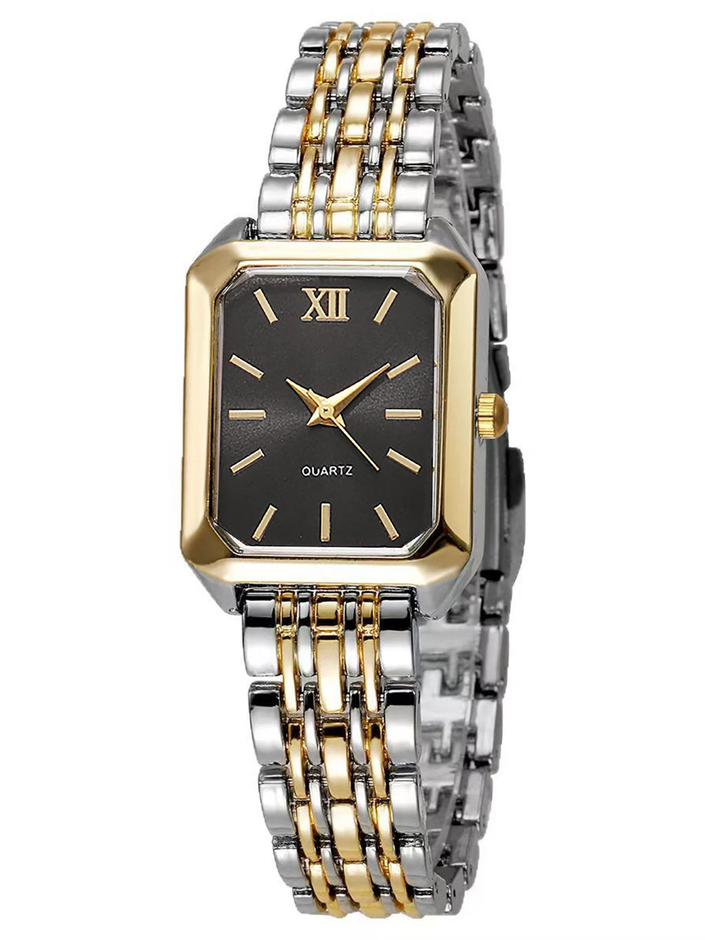 The lady's compact quartz watch and pendant jewelry set, suitable as a holiday gift, does not include the box.