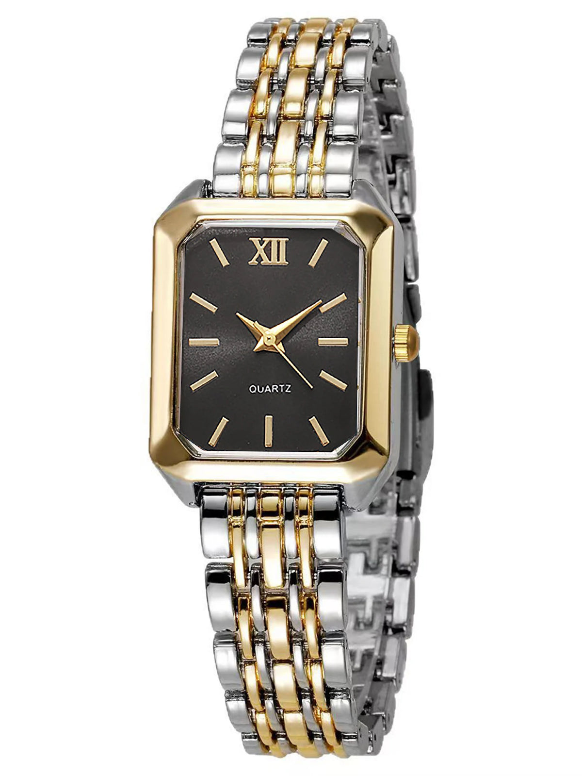 The lady's compact quartz watch and pendant jewelry set, suitable as a holiday gift, does not include the box.