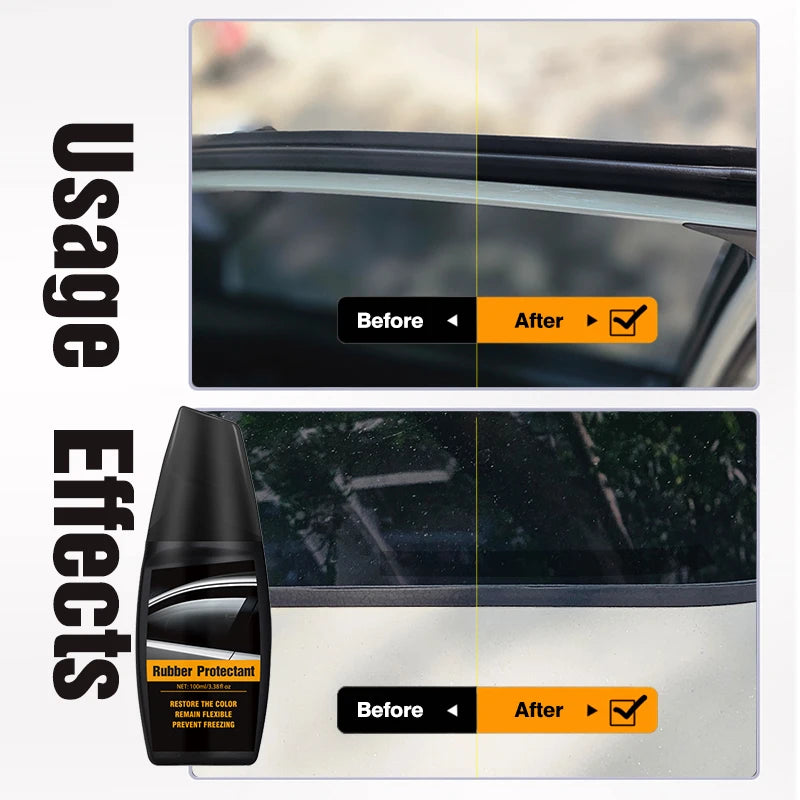 Rubber Seal Protectant | Rejuvenates Color & Flexibility, Prevents Sticking in Winter, Prolongs Rubber Seals on Doors & Windows