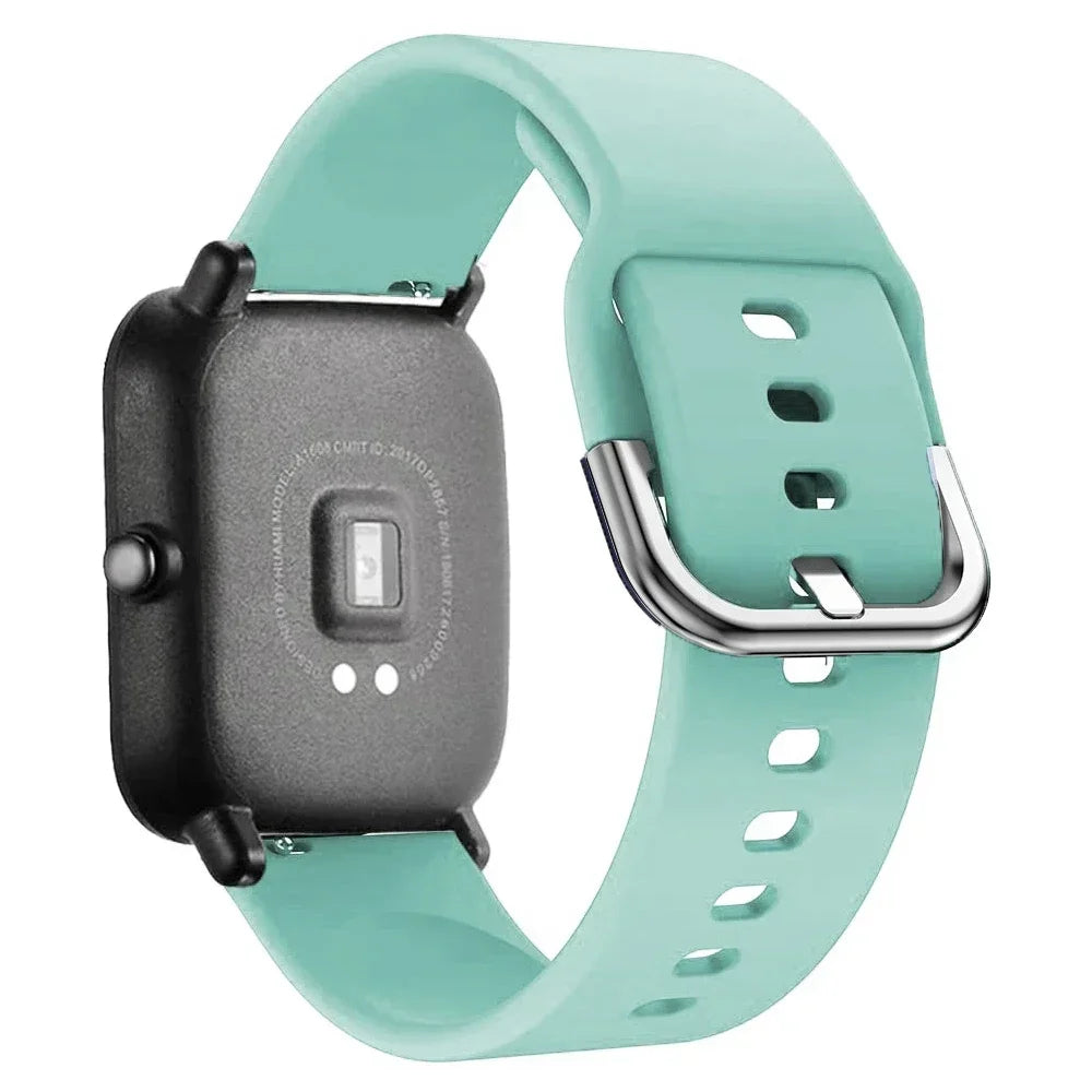 Silicone Strap For Amazfit GTS 4/2e/3/2 GTS2 Mini/GTR 4/3/Pro/2/2e Sport Bracelet Huawei watch Gt 5-4-2e-3-3 pro 20mm 22mm Bands