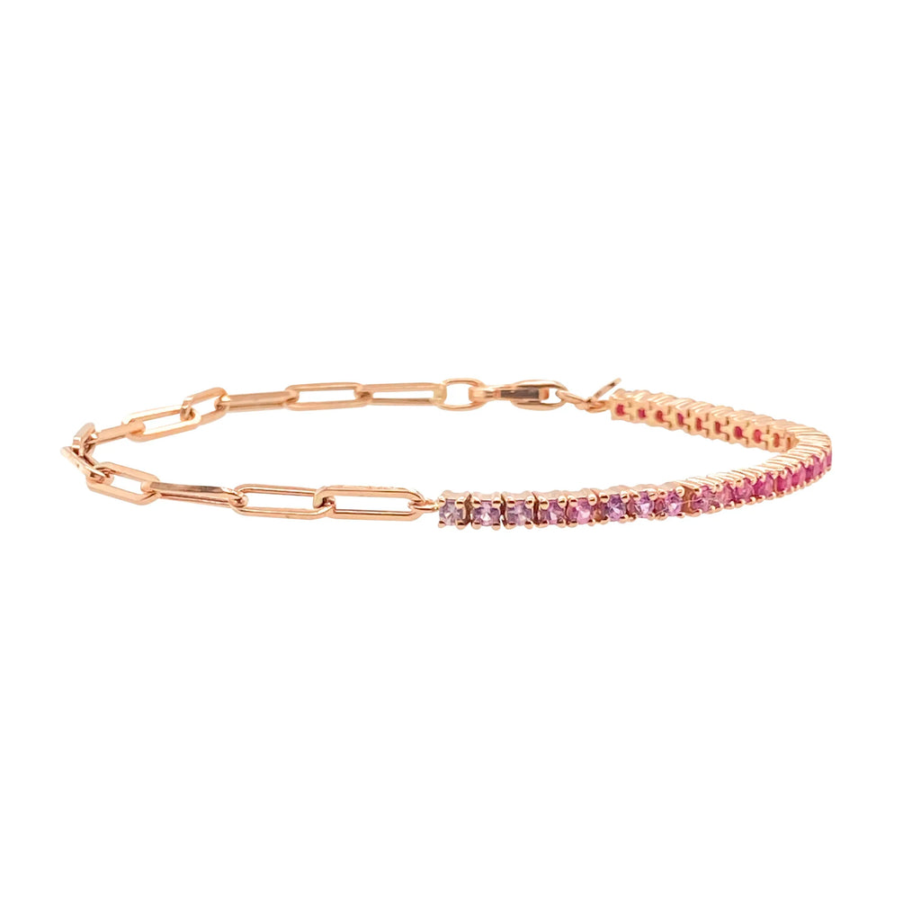 Luxury Color Cubic Zirconia Gold Color Tennis Bracelets For Women Girls 2022 New Trend Chain Bracelets Jewelry Party Gifts