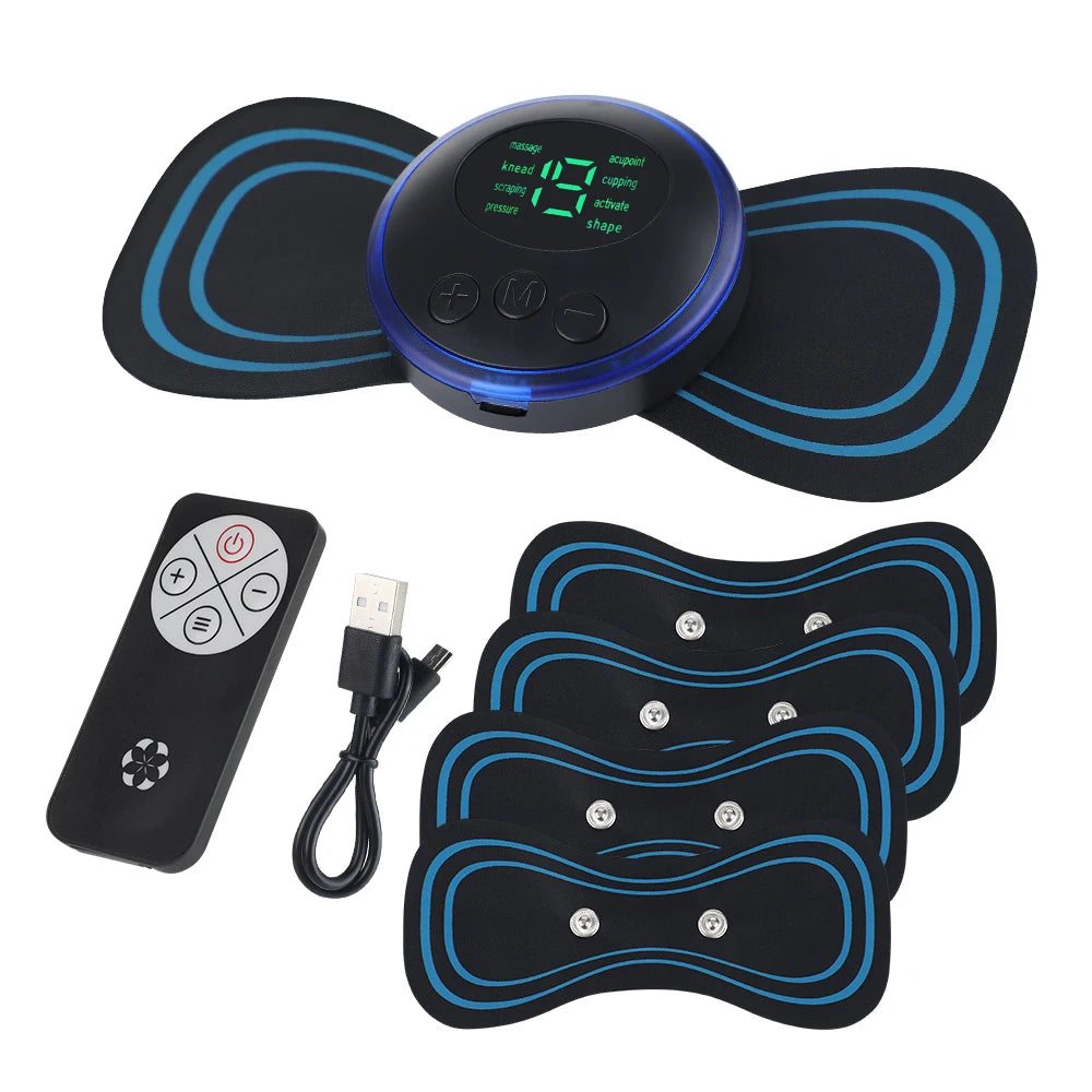 Electric Neck Massager Adjustable Full Body Relaxation Relieve Fatigue Portable Intelligent Cervical Massage for Shoulder Foot