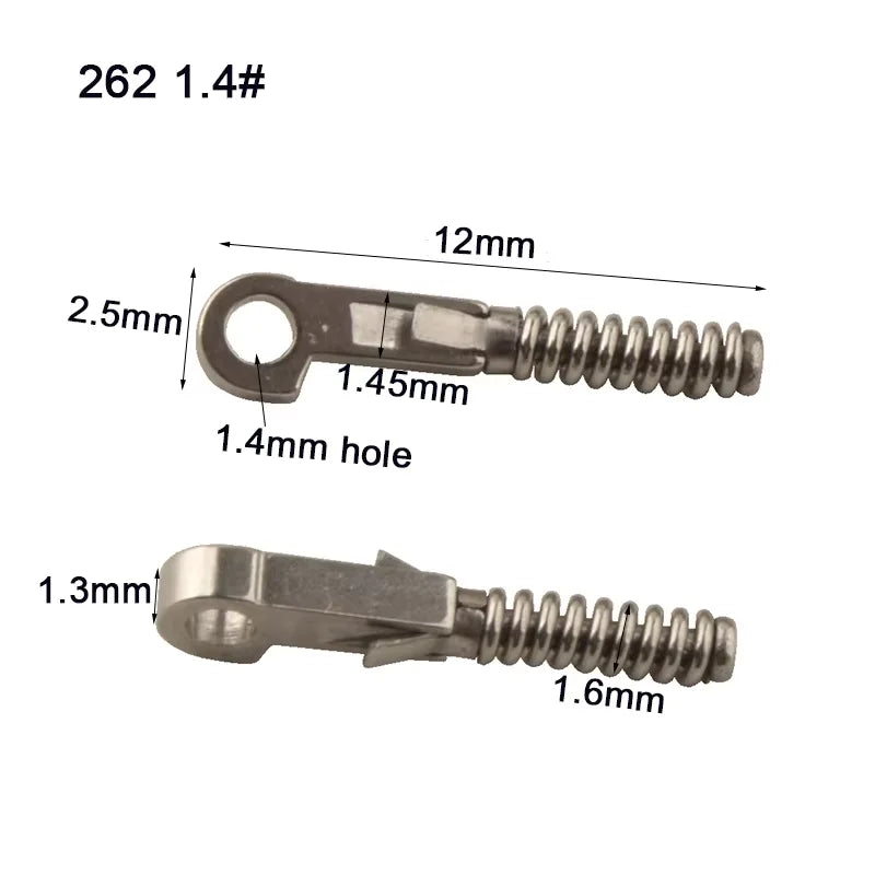 1800pcs Eyeglasses Spring Insert Glasses Repairing Flex Temples Optical Frame Broken Replacement Accessory
