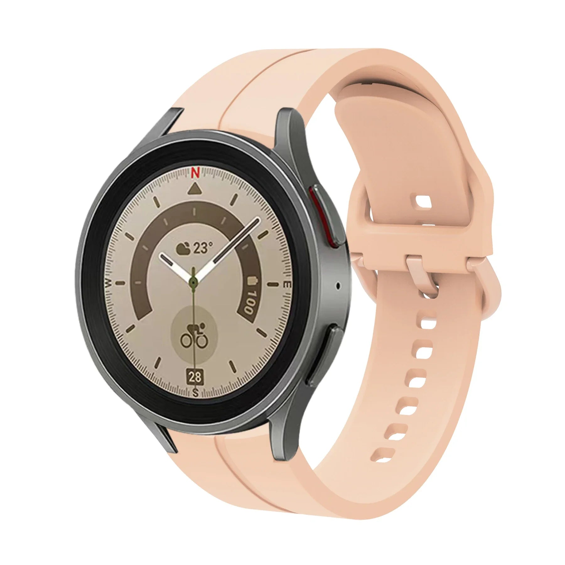 No Gap Silicone Strap For Samsung Galaxy Watch 6/4 Classic 47mm/43mm 5 Pro 45mm Bracelet Band For Galaxy Watch 7/6/5/4 40mm 42mm
