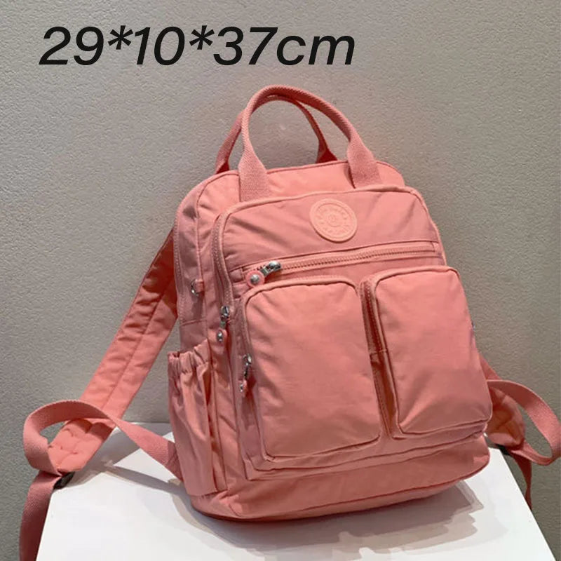 Korean Style Casual Backpack Women Lightweight Mini Backpack for Daily Commute Travel, Cute School Bag