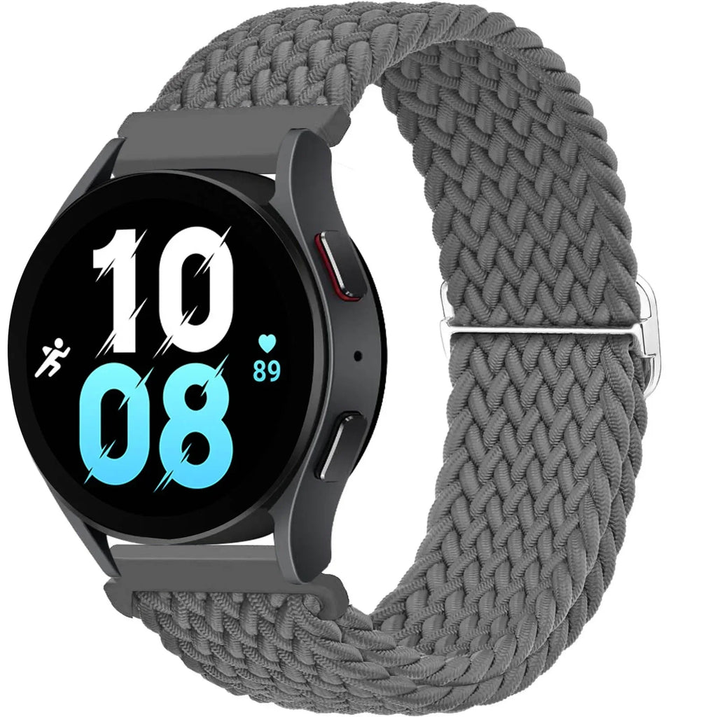 Nylon Strap for Samsung Galaxy Watch 7 6 5 4 40mm 44mm 6Classic 43/47mm 20mm 22mm Braided Solo Loop Band for Huawei Watch 3 4Pro