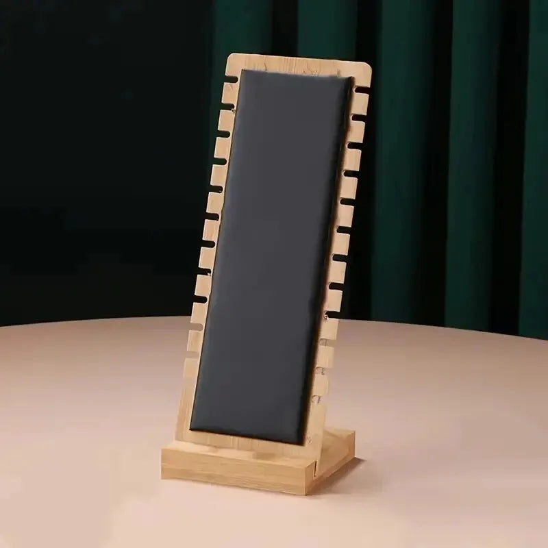 1PC, Bamboo Vertical Jewelry Necklace Display Stand, Suitable for Jewelry Display Sales and Family Necklace Display.
