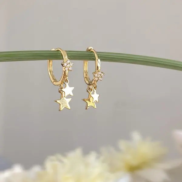 New Imitation Pearl Stud Earrings for Women Geometric Crystal Zircon Stars Earring Birthday Party Banquet Jewelry