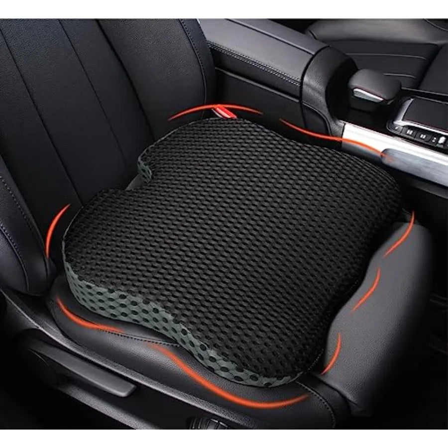Car Seat Cushion, Comfort Memory Foam Car Cushions for Driving