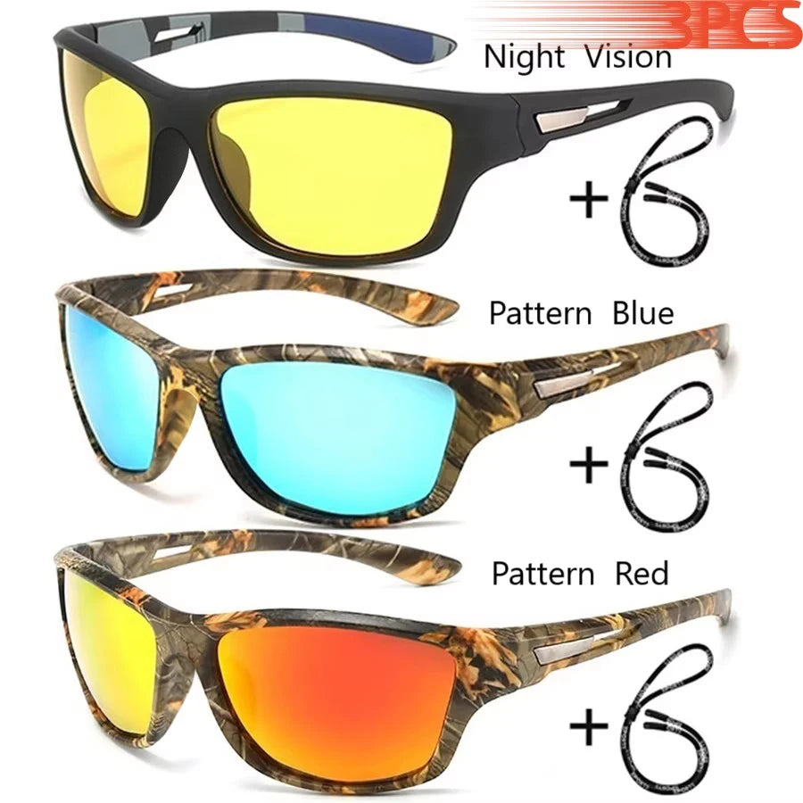 Fashion Sports Sunglasses With Chain Men Women Brand Designer Retro Sun Glasses Cycling Climbing Fishing Eyewear