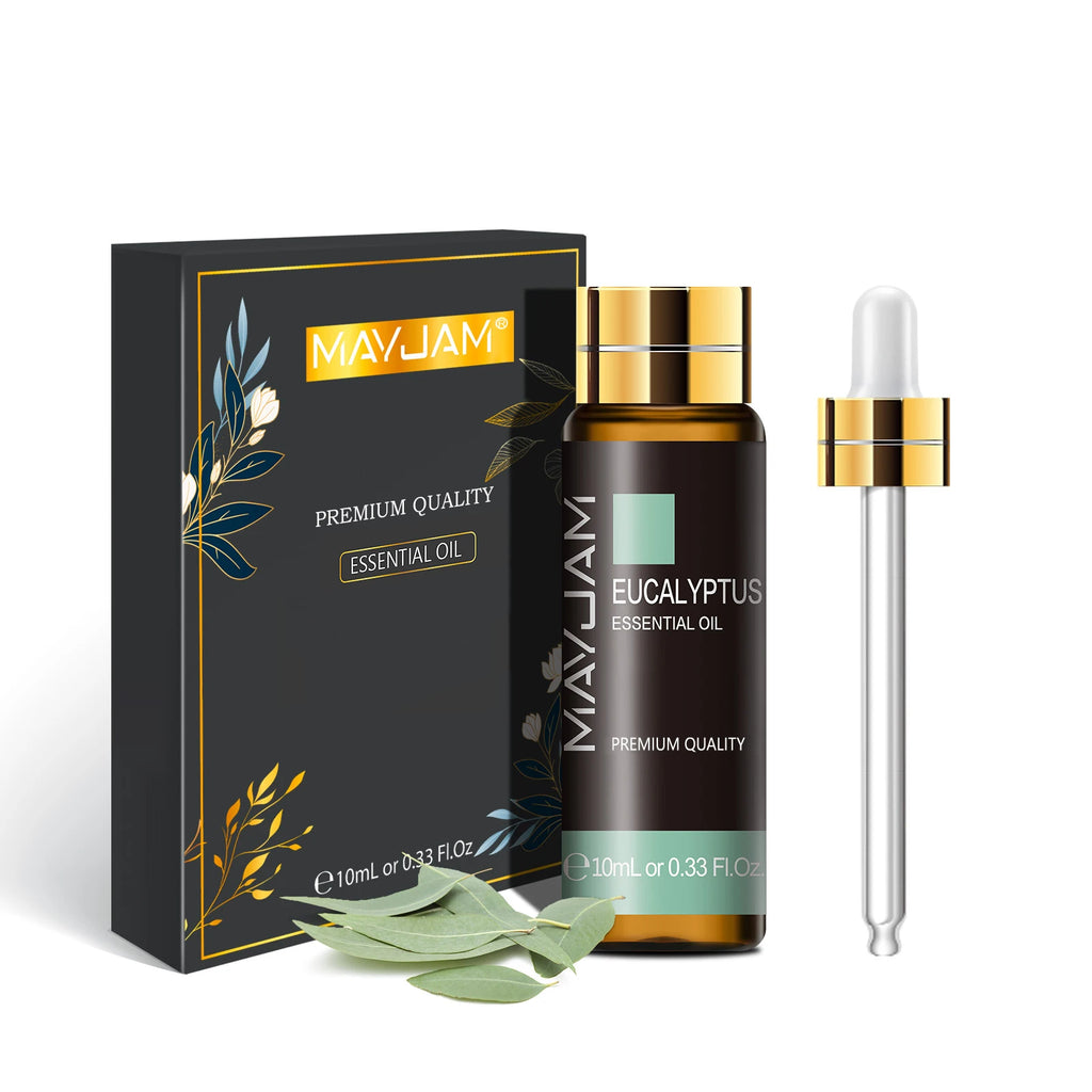 MAYJAM Vanilla Lavender Jasmine Eucalyptus Sweet Orange Patchouli Lemongrass Cinnamon Rosemary Rose Citronella Essential Oil