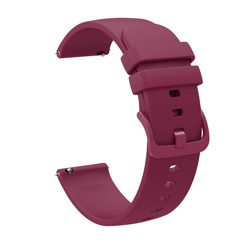 Soft Silicone Strap for Garmin Vivoactive 5 4 3 Forerunner 570 265 265s 255 55 158 165 Music Venu 3 2 S Sq 2