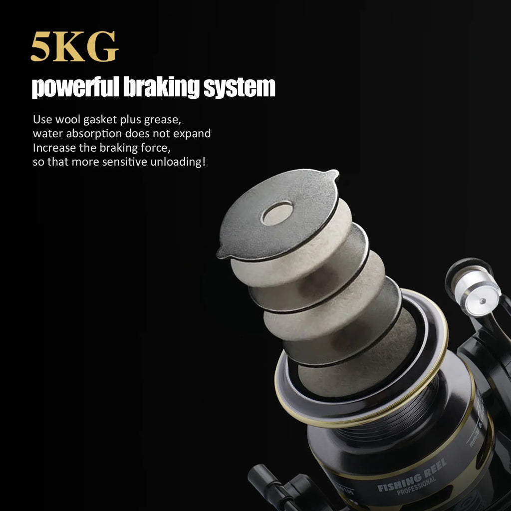 Huidiao 135g/4.76oz Ultralight Spinning Reel 500/800 Small Size 5.2:1 Gear Ratio Compact Ice Fishing Reel for Winter Fishing