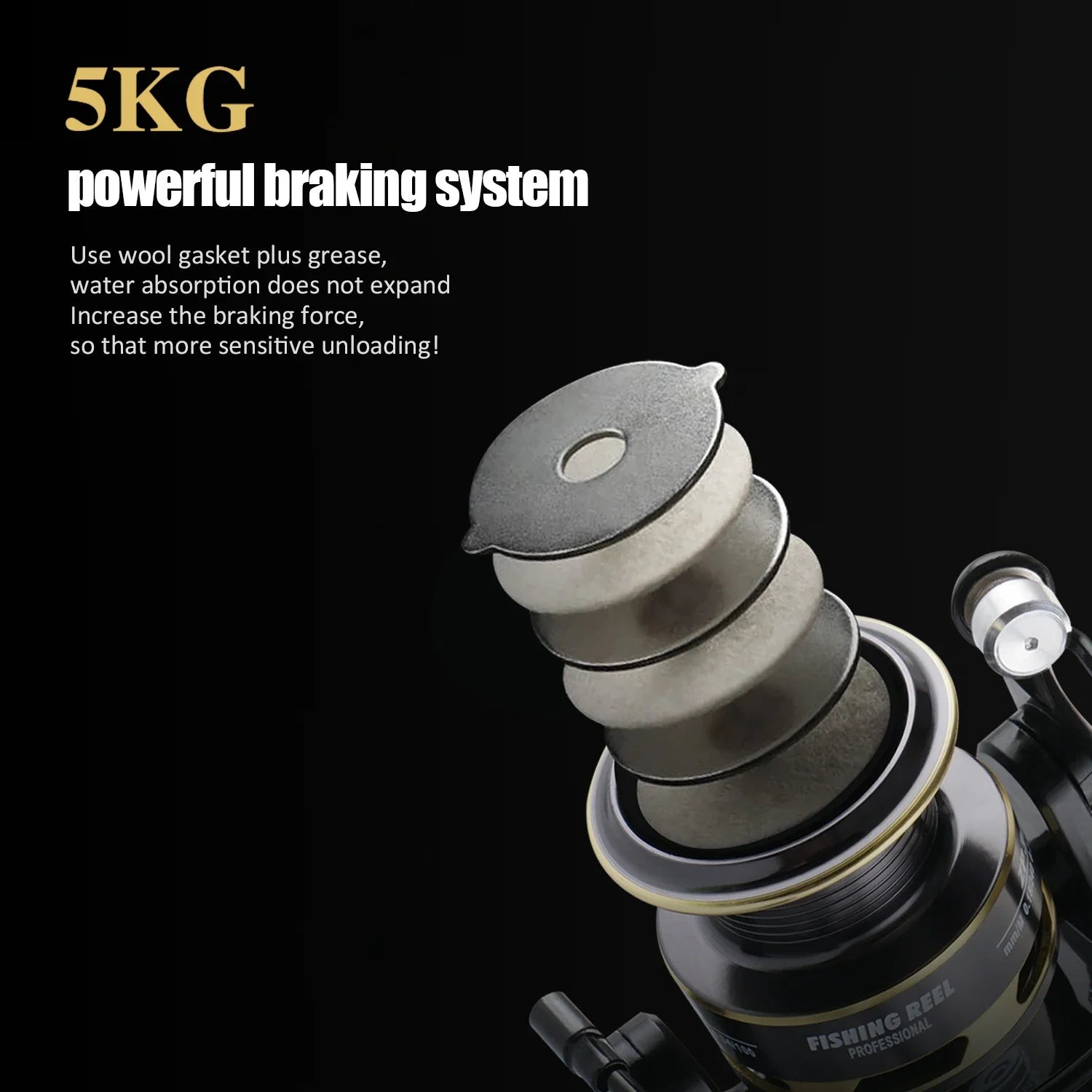 Huidiao 135g/4.76oz Ultralight Spinning Reel 500/800 Small Size 5.2:1 Gear Ratio Compact Ice Fishing Reel for Winter Fishing