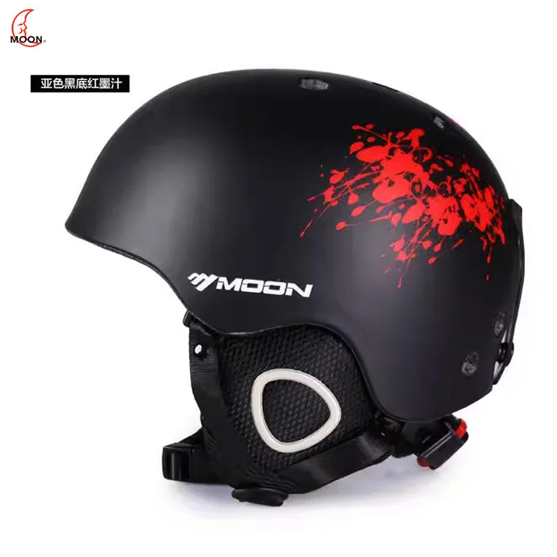 MOON CE Certification PC+EPS Adult Ski Helmet for Adult and Youth Skating Skateboard Helmet Snow Sports Snowboard Helmets