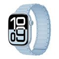 Magnetic Silicone Band for Apple Watch Ultra 3 2 49mm 46mm 42mm 45mm 44mm 40 41mm Strap IWatch Series 11 10 9 8 7 6 SE Bracelet