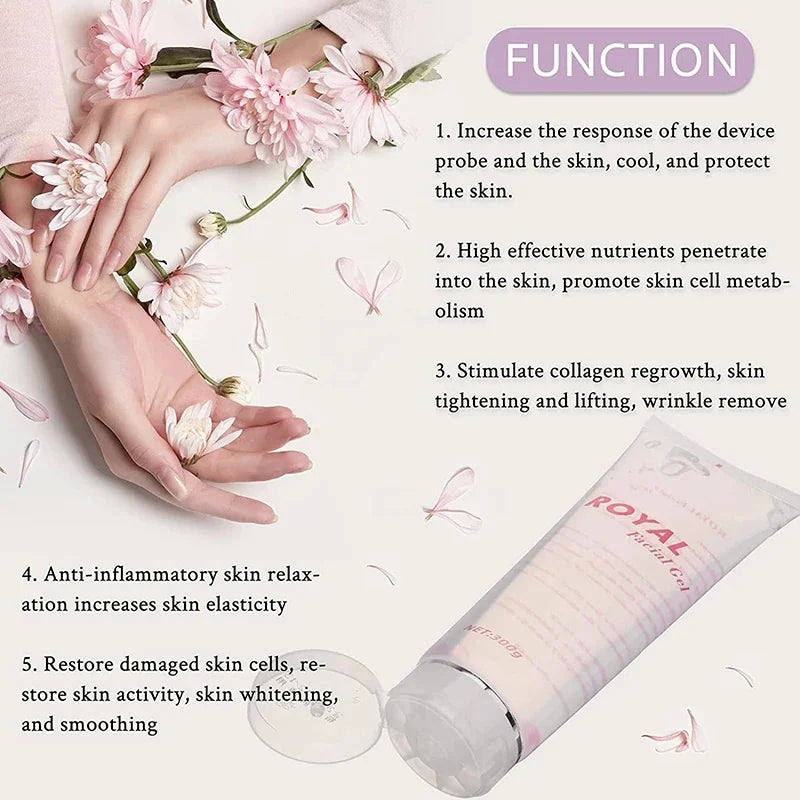 300ml Freezing Cool Gel Hair Removal Cream for Full Body Laser Hair Removal Equipment Skin Care Body Slimming Cream Women Men