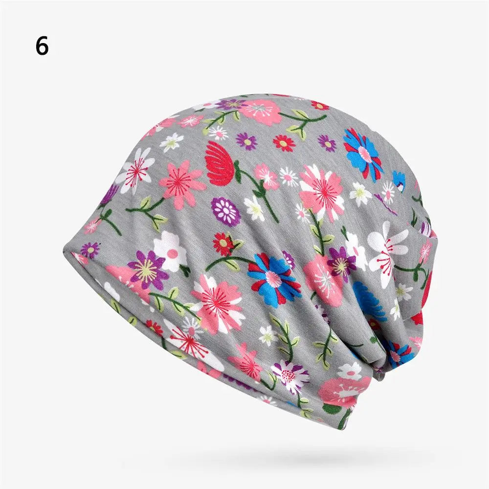 Cotton Soft Beanies Sleep Caps Winter Warm Chemo Hat Women Turban Hat Head Wrap Muslim Hijabs