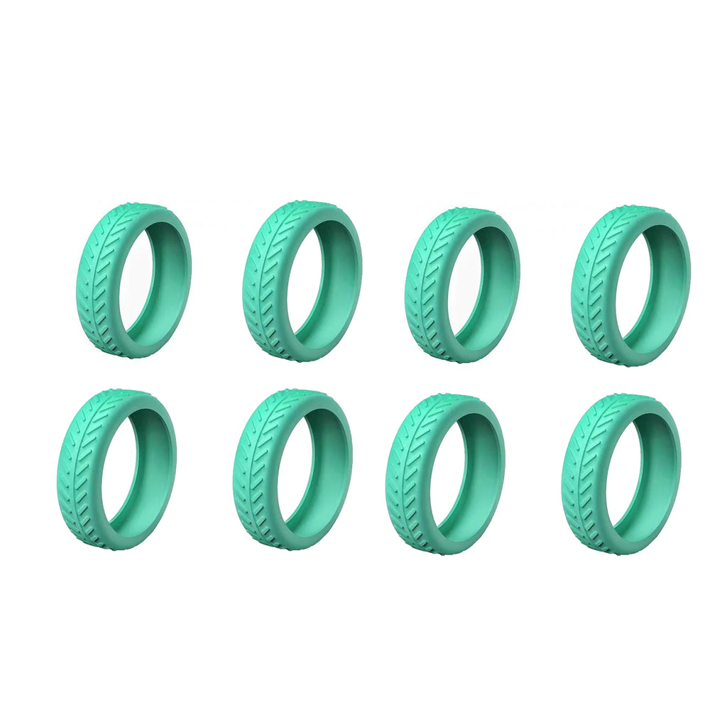 1/4/8PCS Silicone Cover Luggage Wheels Cover Luggage Protection Wheels Guard Carry On  Accessories Wheels Cover for Reduce Noise