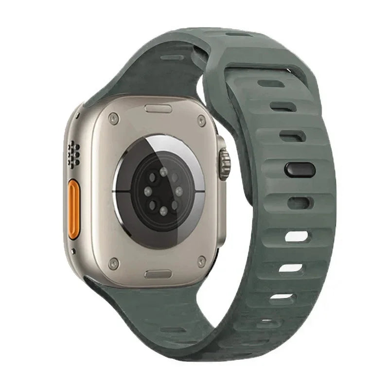 Soft Silicone Strap For Apple Watch 8 7 3 5 6 SE 4 Ultra 2 49mm for iWatch 45mm 41mm 44mm 40mm 42mm 38 Luminous Bracelet correa