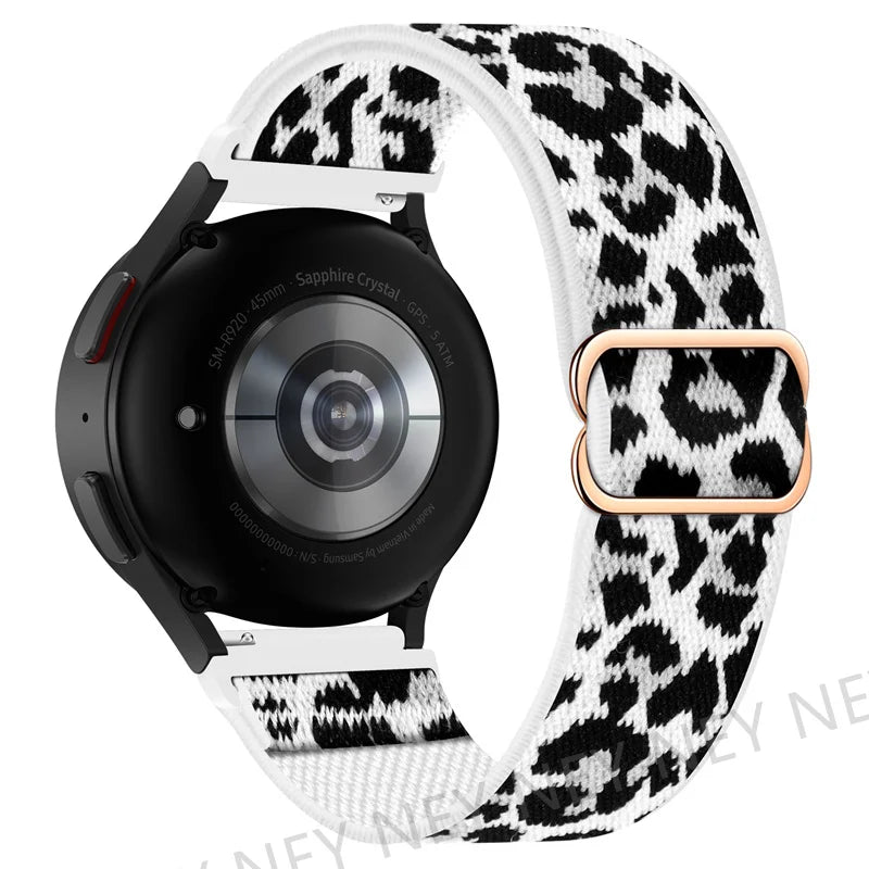 Shiny Pride Band For Samsung Galaxy Watch 6-7-4-5 pro-4 classic-Active 2 Elastic bracelet huawei watch gt 2 gt2 20mm 22mm Strap
