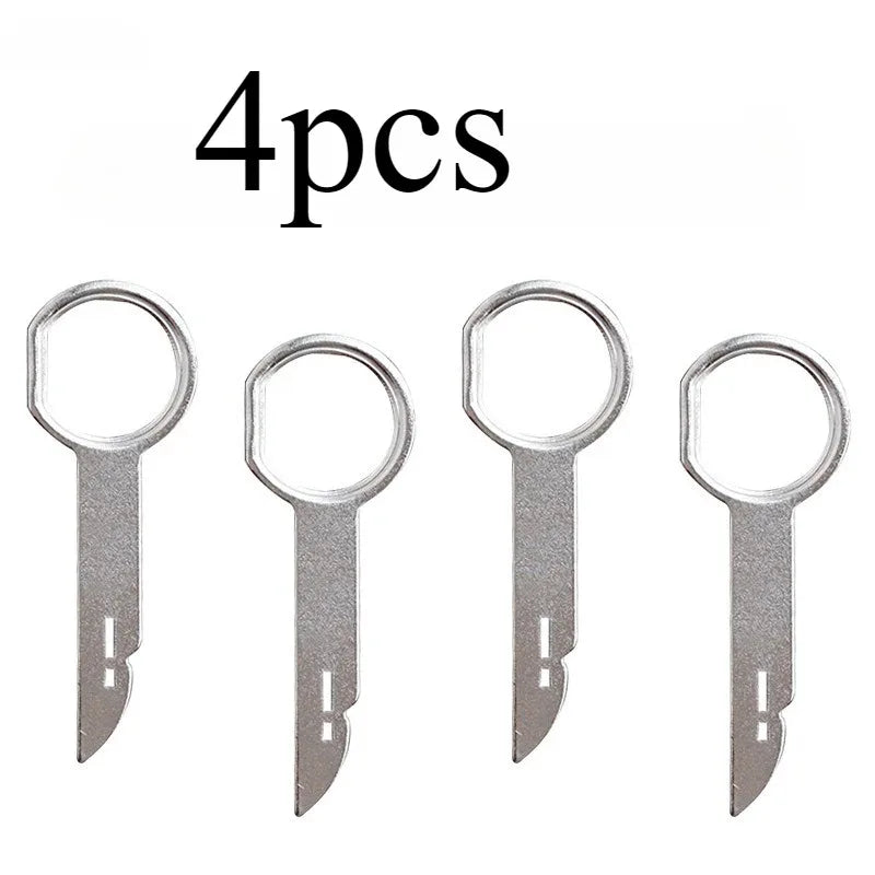 4pcs Radio Removal Key Pin Tool Car Styling Universal Fit for VW Golf 7 6 Passat B5 B7 Touareg Mercedes W203 W213 W204