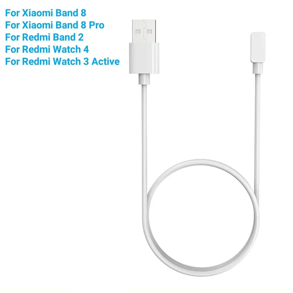 USB Magnetic Charger Cable for Redmi Watch 4 3 Band 2 Charging Cradle Adapter Data Dock for Xiaomi Mi Band 8 Chargers Line
