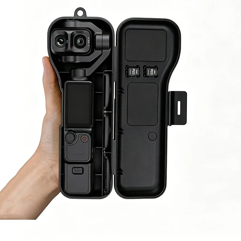 Portable Case Hard Shell Protective Cover Gimbal Filter 1/4" Handle Storage Box for DJI OSMO Pocket 4P Camera Accessories