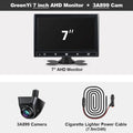 GreenYi 4.3/5/7 inch AHD IPS Monitor 1080P Night Vision Car Rear View Camera 170° Reverse Camera Night Vision Waterproof