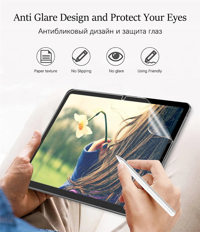 3Pcs Paper Feel Like Screen Protector for Xiaomi Pad 7 Pro 11.2 Xiaomi Pad 6 6s Pro 12.4 Film No Glass