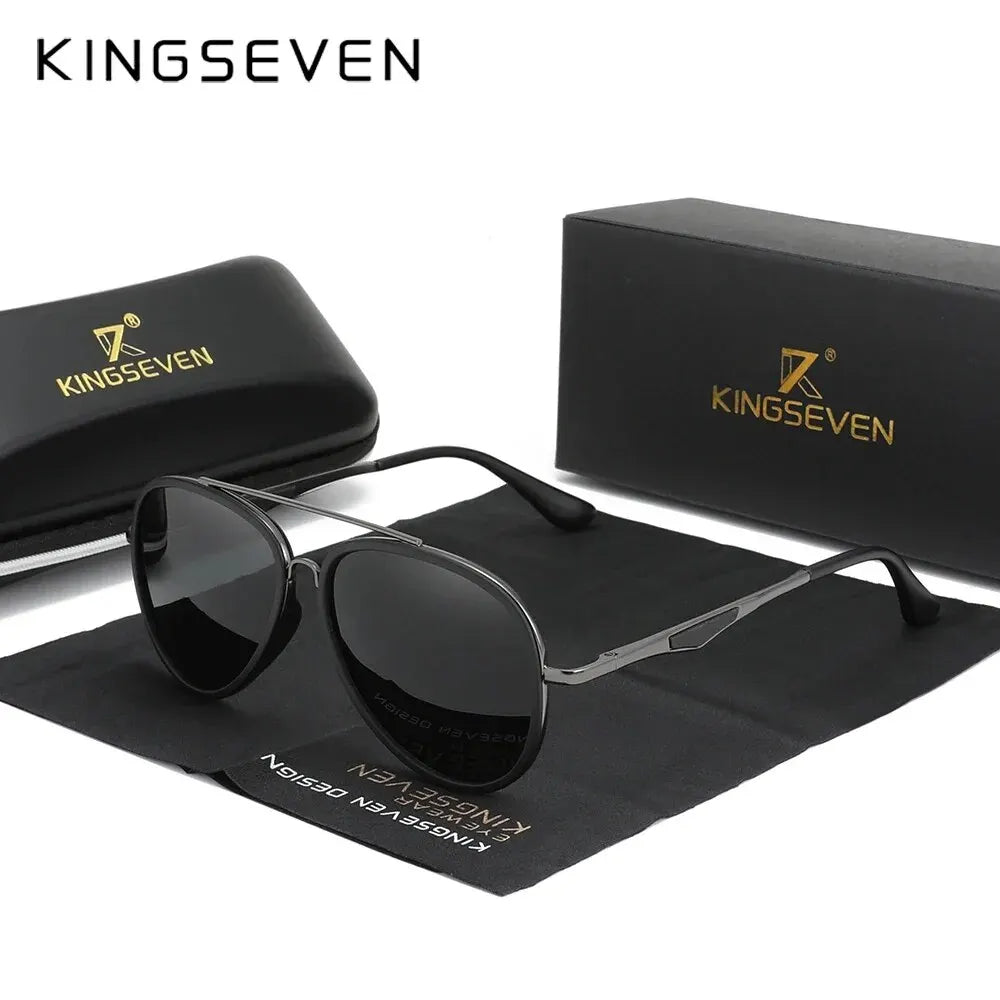 KINGSEVEN Fashion Classic Polarized Sunglasses Men's Driving Male Sun Glasses Eyewear UV400 Blocking