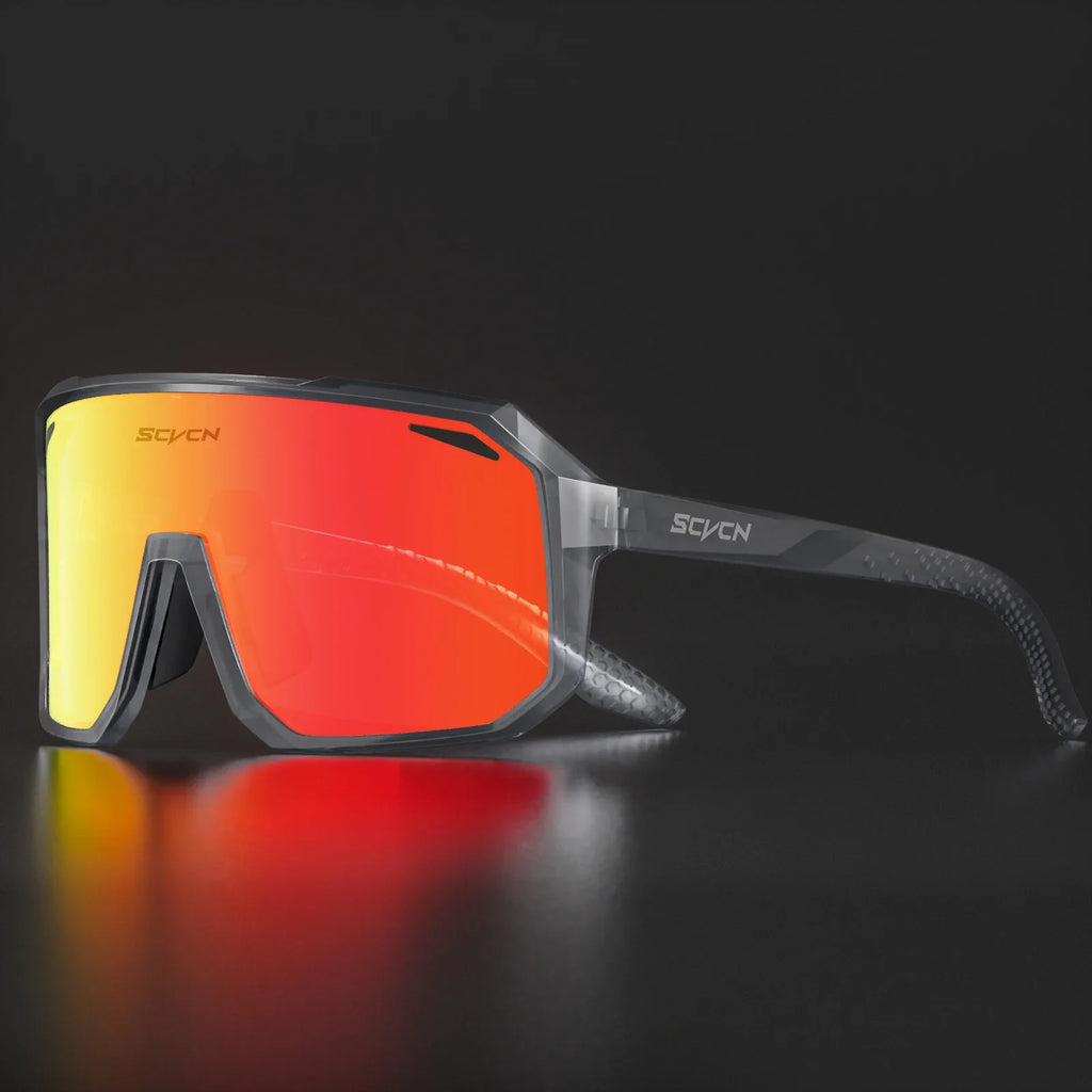 SCVCN New Cycling Sunglasses Men Road Driving Bike Glasses Outdoor Sports Mountain Climbing Women Bicycle Cycling UV400 Goggles