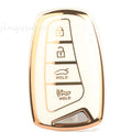 JYQ TPU Auto Key Shell Case Cover For Hyundai Grandeur HG Sedan Genesis G80 Santa Fe 3DM Grand SantaFe 2018 IX45 EQUUS Azera
