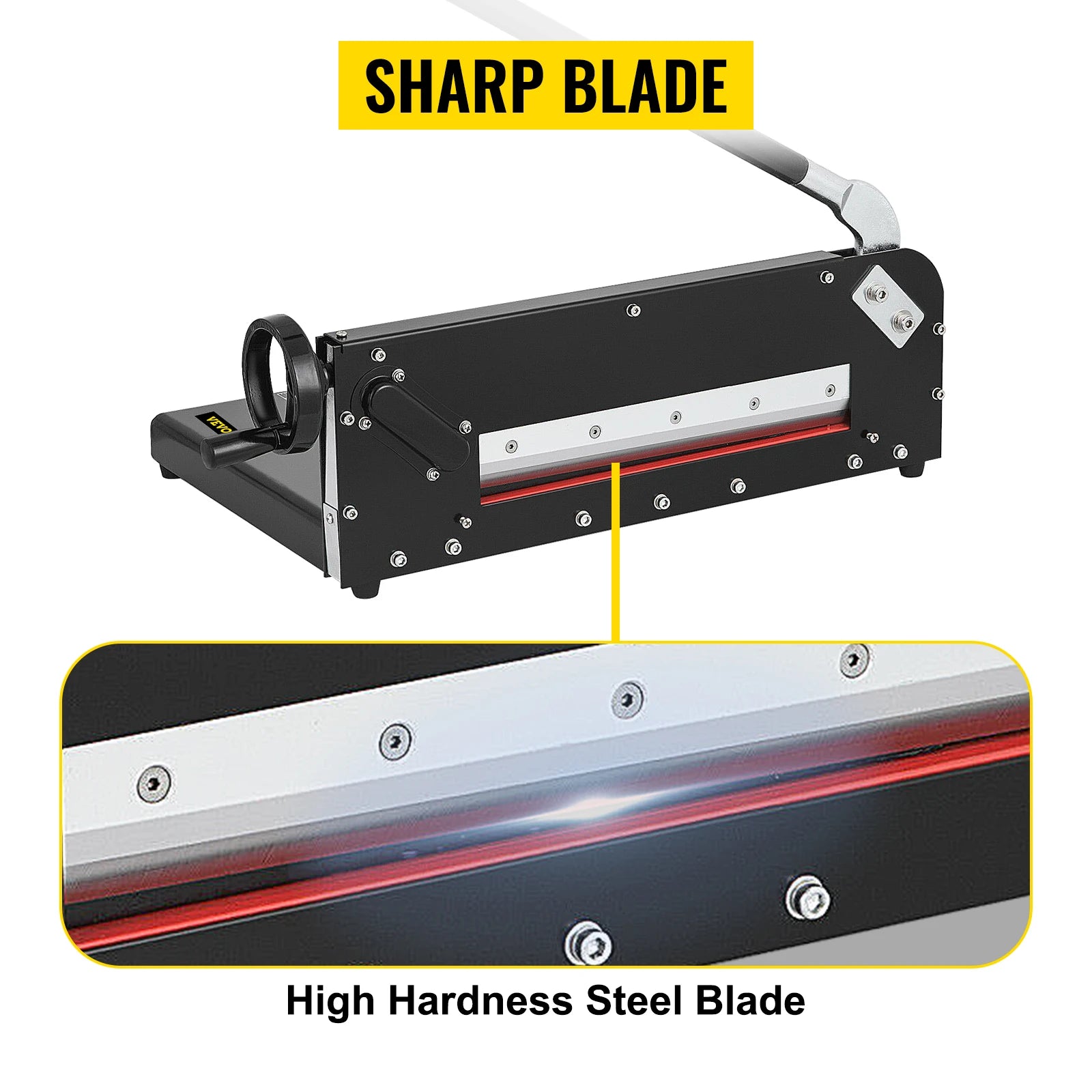SucceBuy A4 12"Manual Paper Cutter Heavy Duty Guillotine Trimmer 300 Sheets Die Cutter Use for Home Office Laboratory Commercial