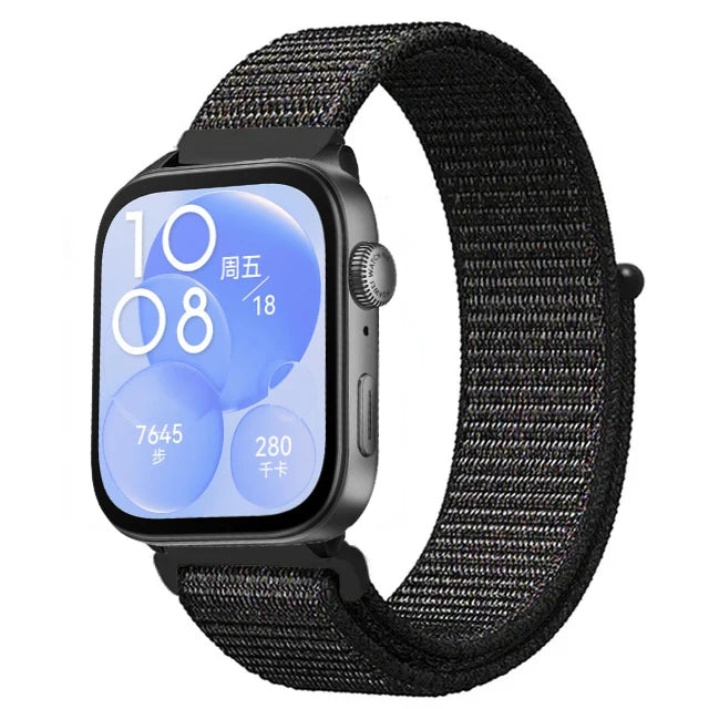 Nylon Loop Strap For Huawei Watch Fit 5/4/3 Sport Breathable Replacement Bracelet Wristband Huawei Watch Fit 4 5 Pro Accessories