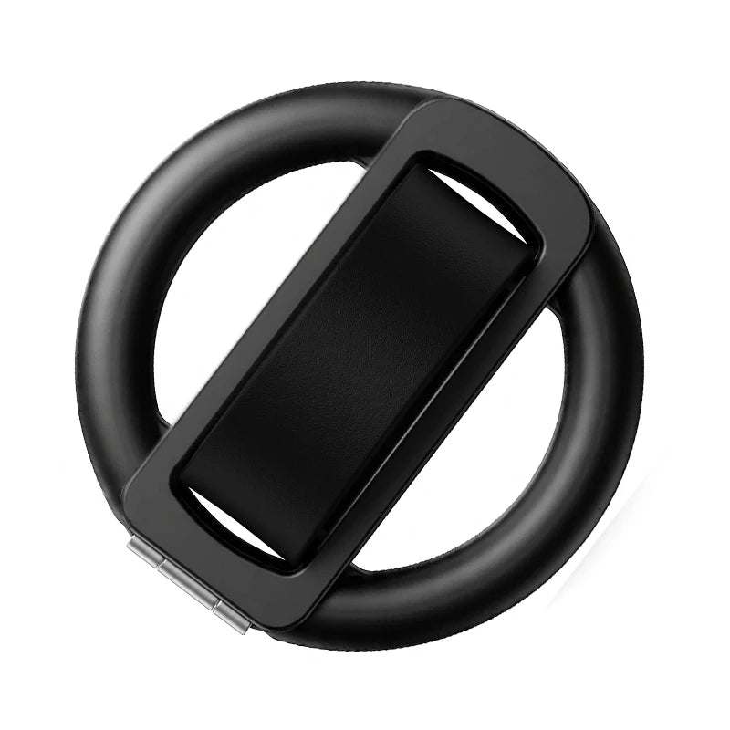 Silicone Magnetic Folding Phone Finger Grip 360° Rotating Universal Phone Ring Holder for MagSafe iPhone 17 Xiaomi Cell Phone