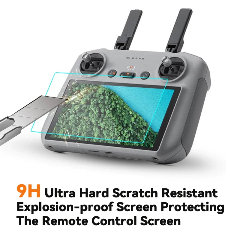 Protective Film for DJI Mini 3/3 Pro Mini 4 5 Pro HD Glass Screen Protector Anti-Scratch Screen Film RC RC 2 Remote Accessories
