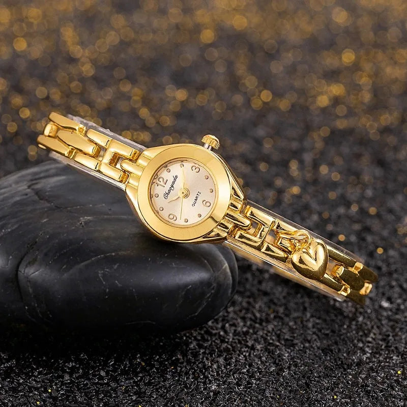 Elegant Small Dial Women's Watches Luxury Brand Gold Wrist Watches for Woman Simple Dress Ladies Quartz Watches Reloj De Mujer