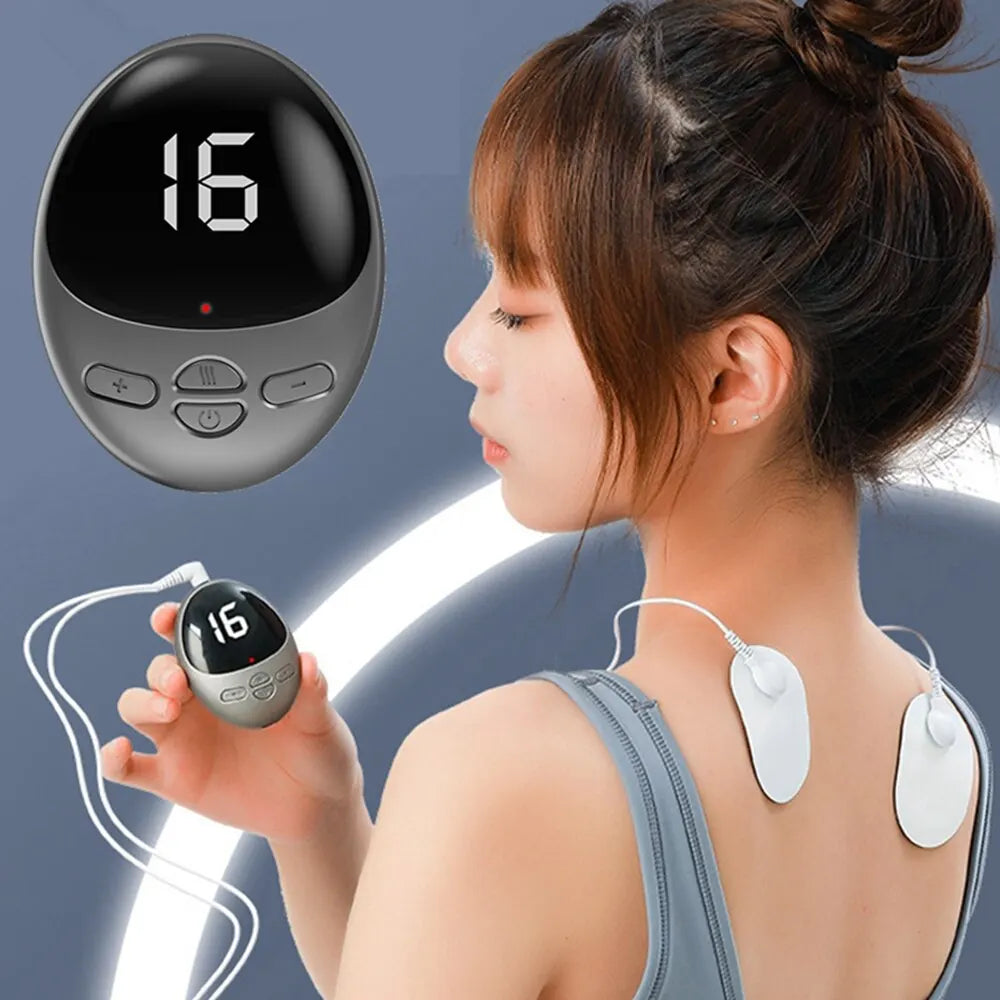 Mini Smart Cervical Spine Convenient Massager Home Electric Shoulder and Neck USB Charging Neck Patch Massager Relieve Fatigue