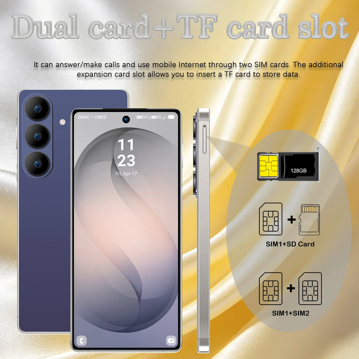 2026 NEW S26 + Smartphone Ultra intelligent 4G 5G dual card dual standby Android system 12GB+512GB global version 6000mAh