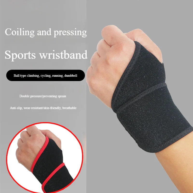 Sports Protection Wrist Breathable Compression Sleeve, Thumb Wrapped Wrist Guard, Tendon Sheath Thumb Adjustable Protective Gear