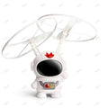 Levitating Luminous Flying Robot Astronaut Toy Aircraft Hand-Controlled Drone Interactive with Lights Outdoor Toys for Kids Gift