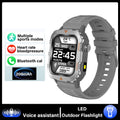 G.L Wear 2025 New Sports Smart Watch Bluetooth Talk LED Flashlight Multi-function Outdoor Sports Smart Watch for Men Women
