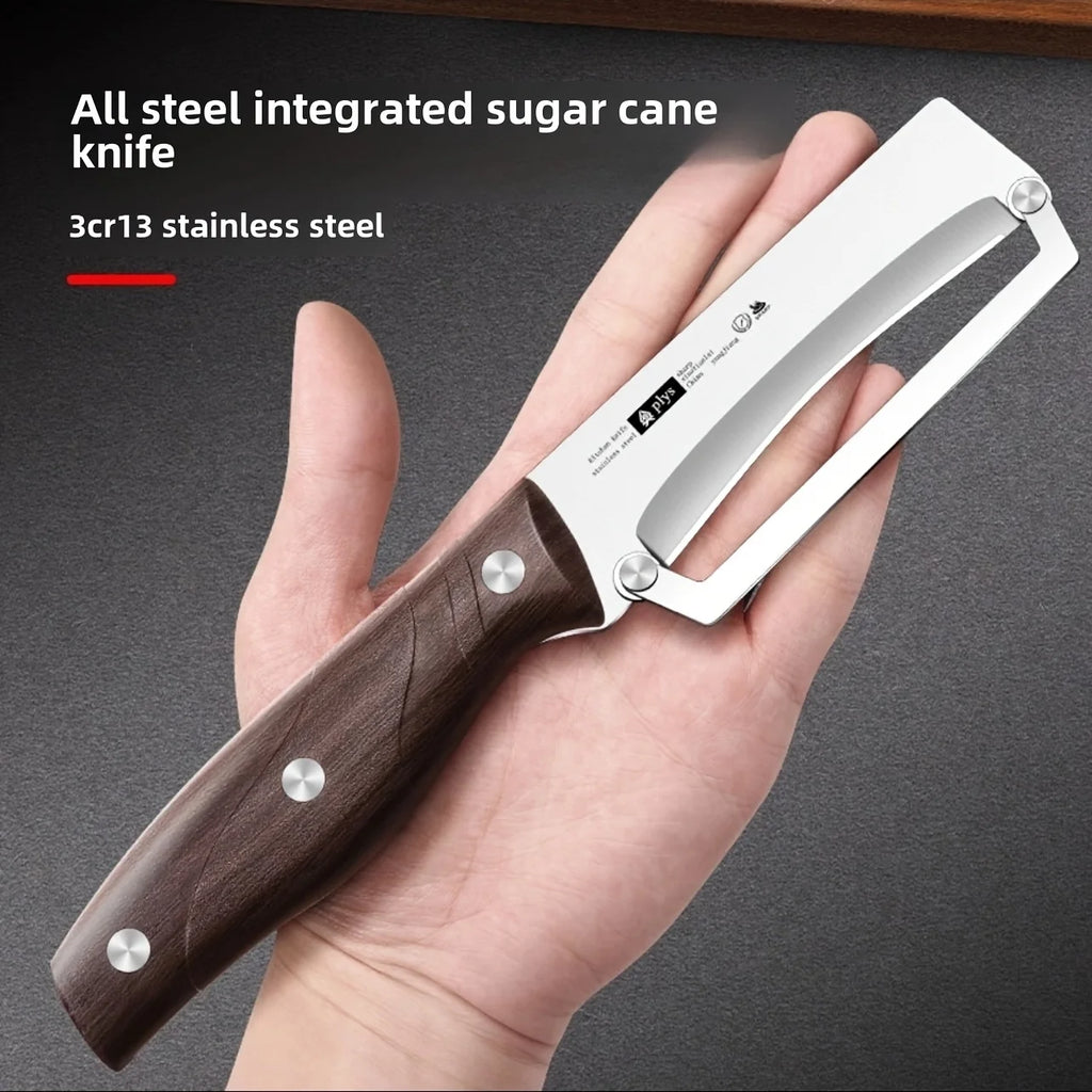 Stainless Steel Peeler with Imitated Wood Handle for Peeling and Slicing Fruits and Vegetables | Durable and Smooth Operation