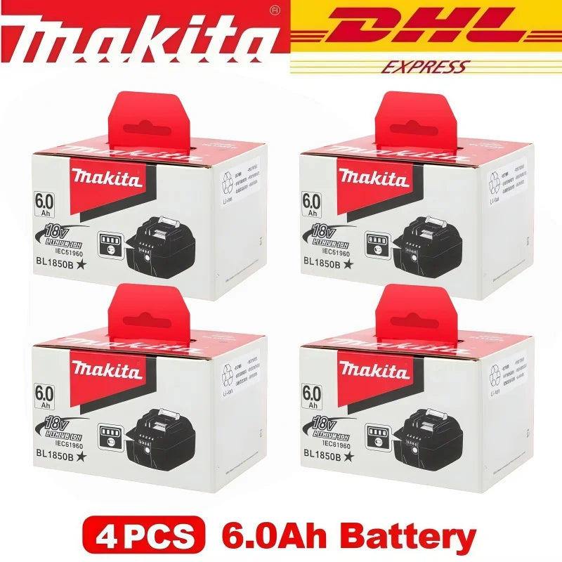 100% Genuine 18V Makita 6Ah Makita Battery BL1840 BL1830B BL1850B  Replacement Lithium Battery