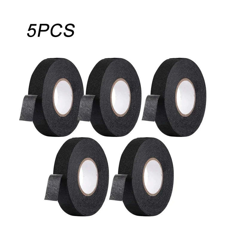 Car Wiring Loom Protection Tape, Heat Resistant Waterproof Harness Tape, 9/15/50MM Size Electrical Insulating Adhesive Tape