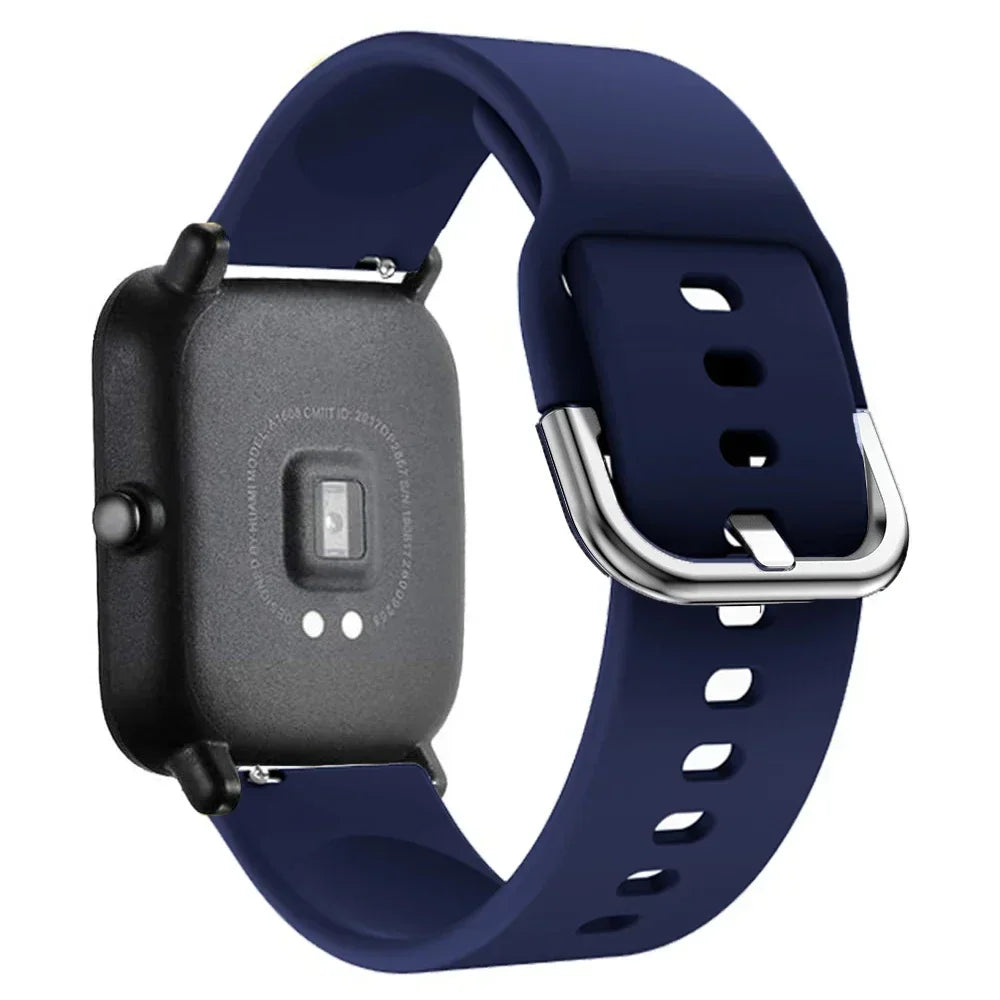 Silicone Strap For Amazfit GTS 4/2e/3/2 GTS2 Mini/GTR 4/3/Pro/2/2e Sport Bracelet Huawei watch Gt 5-4-2e-3-3 pro 20mm 22mm Bands