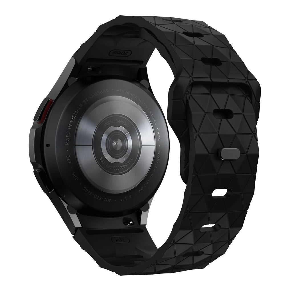 Silicone Band for Samsung Galaxy Watch 6 44mm 40mm/5/6 Classic 43mm 47mm/5 pro 45mm No Gaps 20mm Bracelet Galaxy watch 4 strap