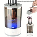Portable USB Plug Electric Makeup Brush Cleaner Quick Cleaning Machine with Rubber Collar for Cleaning Makeup Brushes